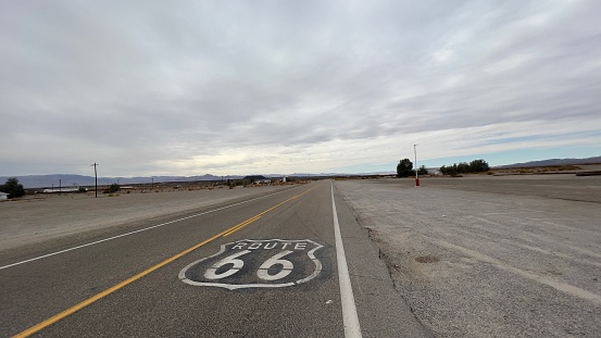 Once busting now empty. Route 66 is just a memory in few minds