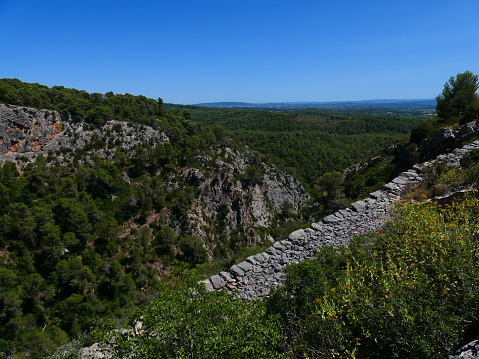 Marble quarry, called quarries du Roy, Caunes-Minervois, Aude