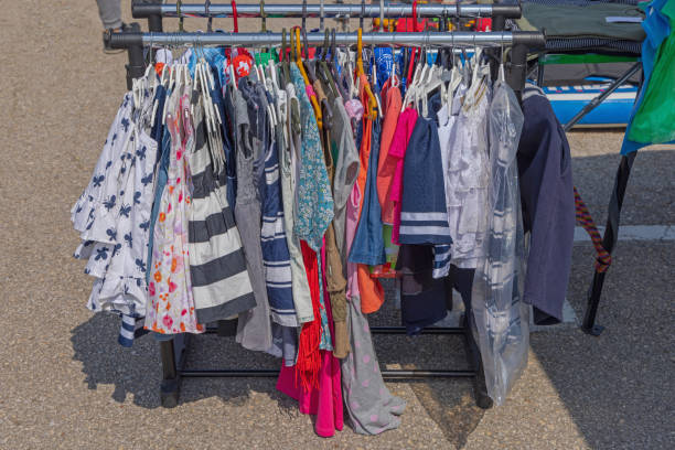istock Kids Clothing Rack 1411235591