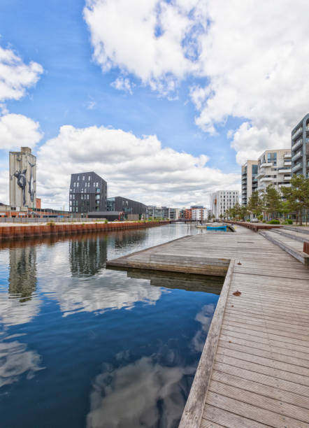istock Contemporary architecture at Odense harbor 1411236278
