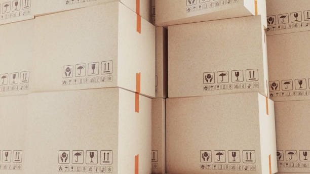 istock cardboard box background, Set of cardboard mockups. 1411237714
