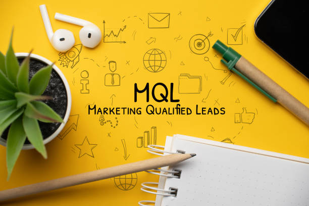 Concept business marketing acronym MQL or Marketing Qualified Leads stock photo