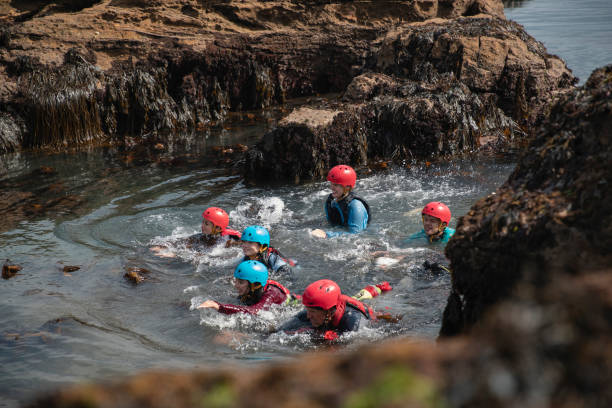 istock Swimming around the Caves 1411245936