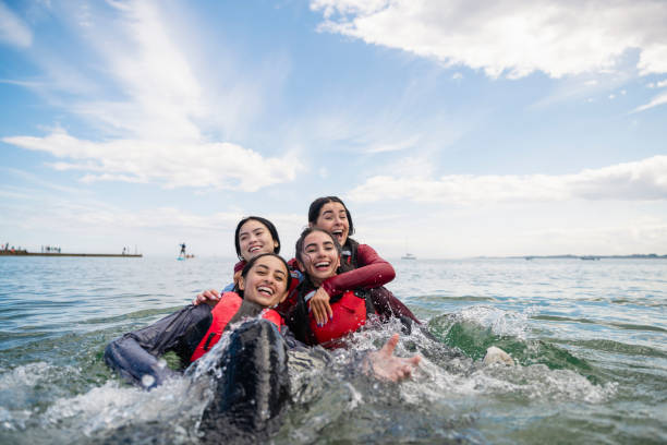 istock Friends Enjoying the Sea 1411246190