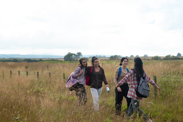 istock Happy to be Outside with Friends 1411246940