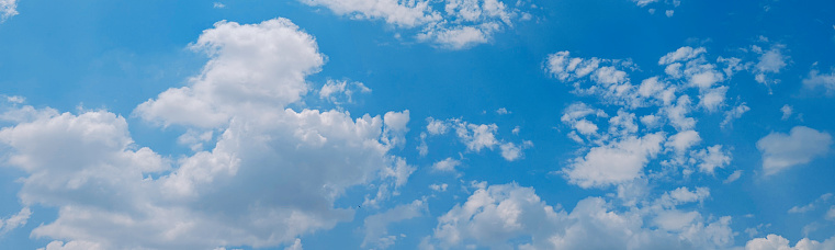 Blue sky with white clouds - Blue Sky background