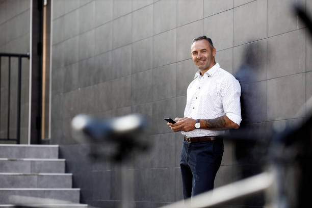 istock Healthy way to get to work on this days 1411259850