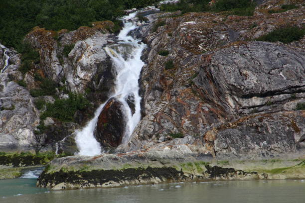 istock Waterfall in the Stephens Passage, Alaska, United States 1411260272