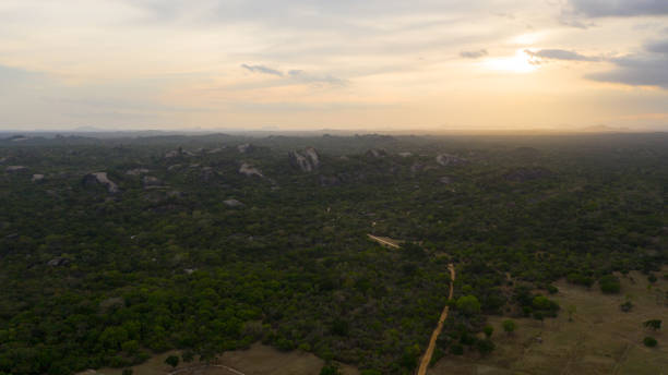 istock Tropical landscape at sunset. Sri Lanka. 1411261439