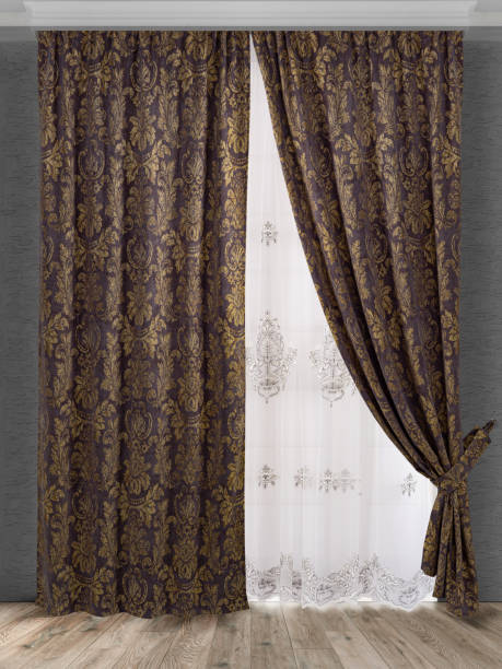 istock A beautiful curtain with a catch. 1411263064