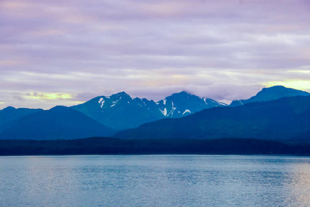 istock Sunset over Alaska bay 1411269693