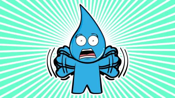 Funny Blue Ran Drop Free johnny automatic raindrop character rain cartoon drop media ...