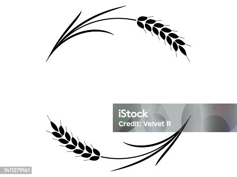 istock Wheat frame 1411279161