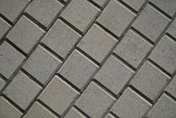 istock Texture of paving slabs, close-up view from above 1411279722