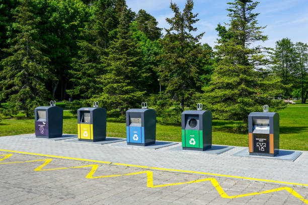 istock New containers for different waste sorting in the city square 1411282561