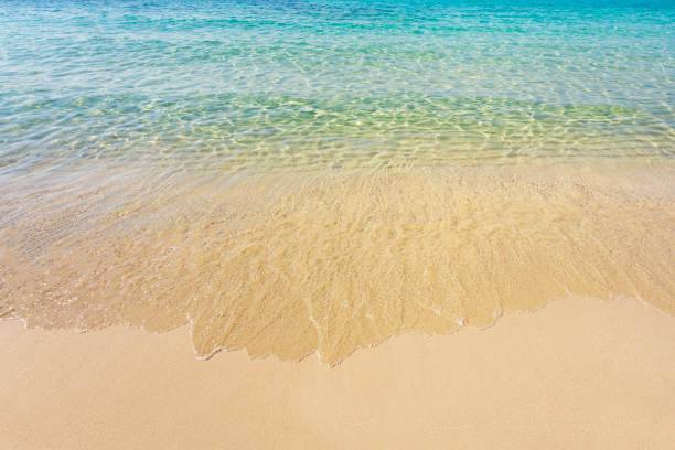 istock View of wave on the beach 1411283608