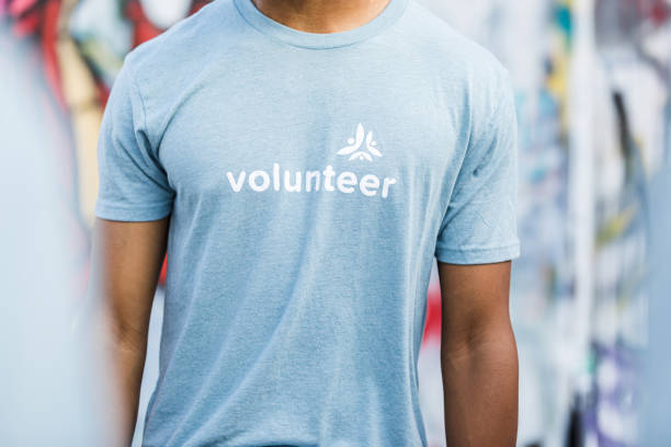 istock Unrecognizable male volunteer 1411288780