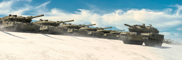 istock military vehicles, tanks 1411292334