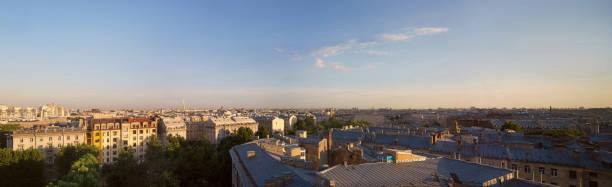 istock Saint Petersburg roofs, Russia. Panoramic view. 1411294921