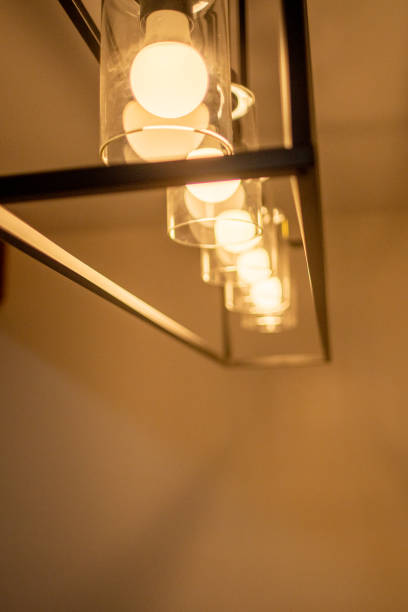 istock luxury italian lighting at home in dining room 1411307387