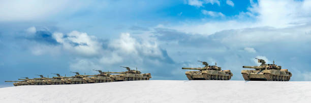 istock military vehicles, tanks 1411309725