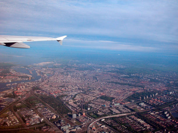 istock flying with an airplane in the air 1411314465