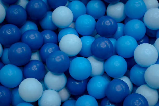 istock Colored plastic ball for children's game 1411316503
