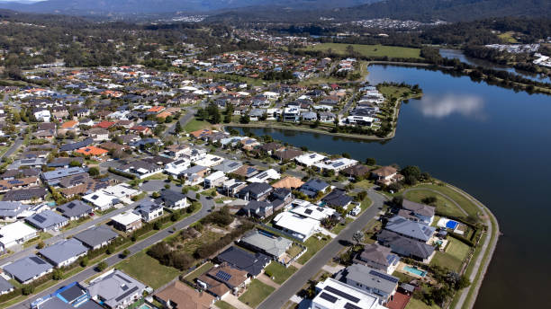 istock Waterfront suburb near Gold Coast, Queensland 1411340835
