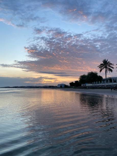 istock Sunrise at the beaches in Oman 1411348851