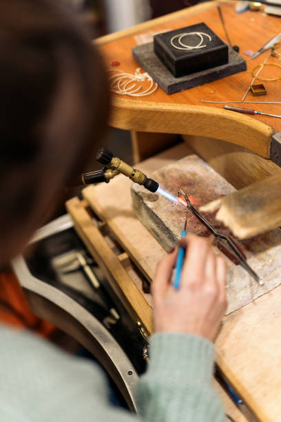 istock Woman Working in Artisan Workshop 1411351803