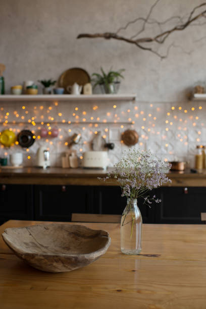 istock The interior of the kitchen in a modern Scandinavian style 1411357933