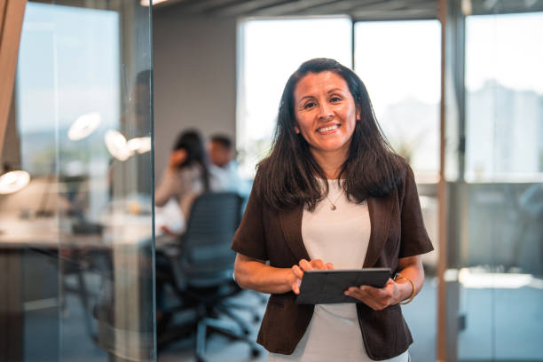 istock Confident Female Manager Looking at Camera 1411362739
