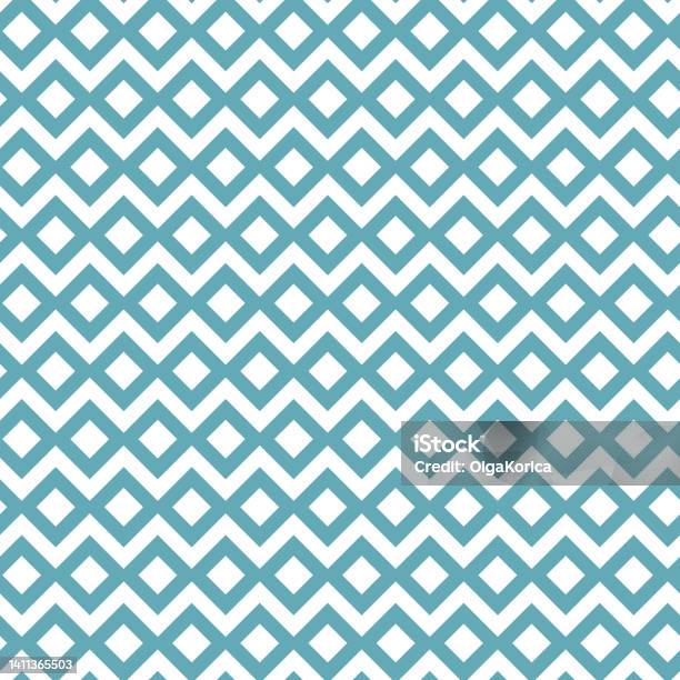 Zigzag Angular Seamless Pattern Blue Green Geometric Background For ...