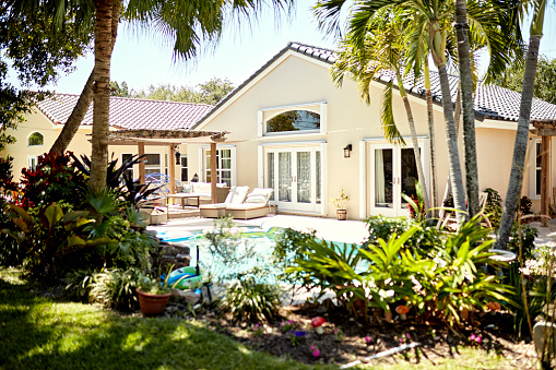 Spanish-style home in sunny Miami suburb