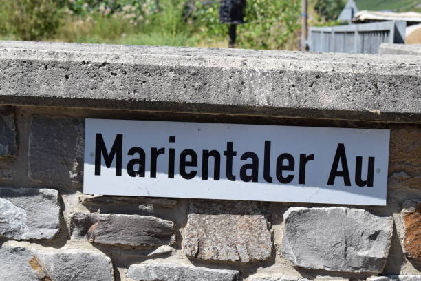 istock street sign Marientaler Au 1411376108