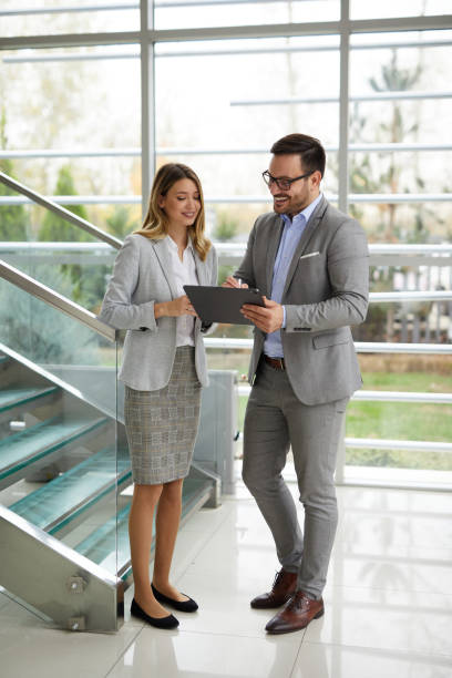istock We run our company on teamwork and modern technology 1411384966