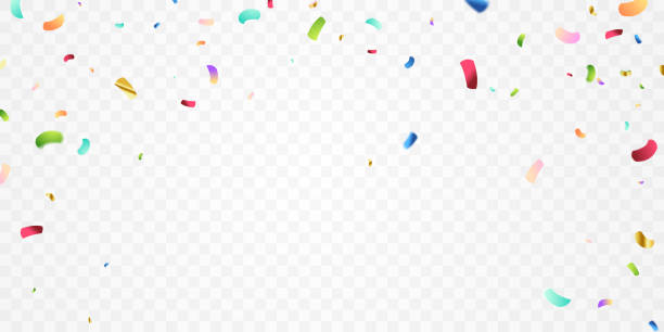istock Background vector illustration with confetti. Beautiful colors for parties or celebrations. 1411385794