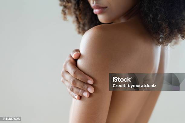 Woman With Perfect Skin Stock Photo - Download Image Now - The Human Body, Women, Skin