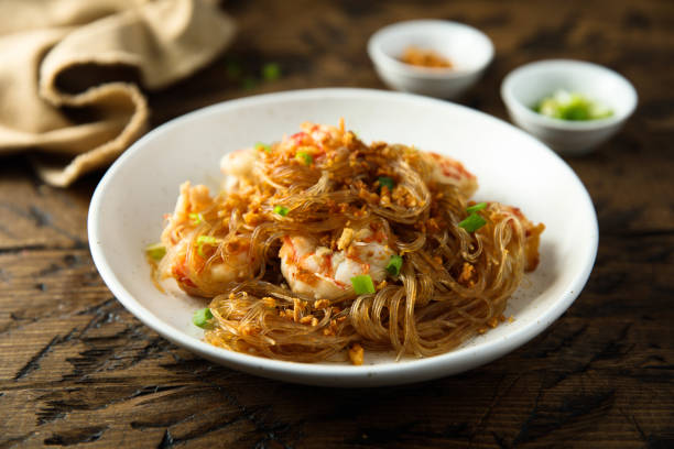istock Noodles with shrimps 1411395116