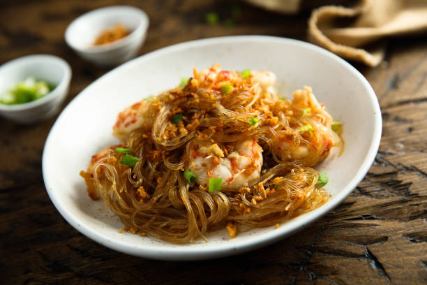istock Noodles with shrimps 1411395353