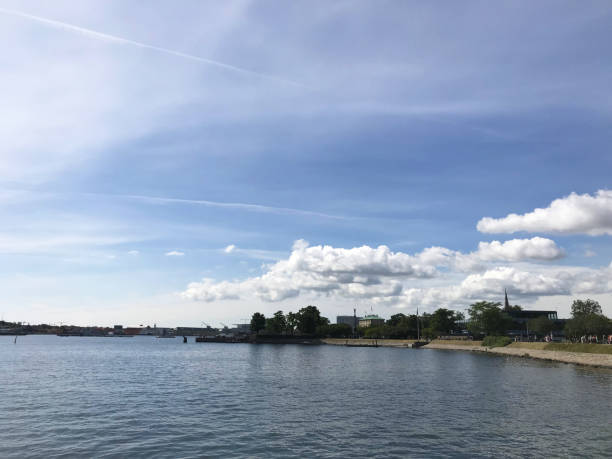 istock blue sea and sky at Copenhagen, Denmark 1411396475