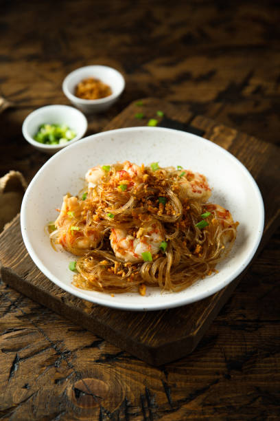 istock Noodles with shrimps 1411397953
