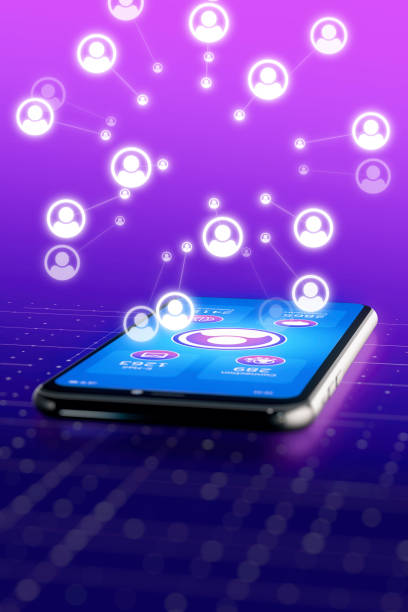 istock Smart Mobile Phone with social media 1411407434