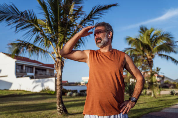 istock An attractive senior man working out 1411410643