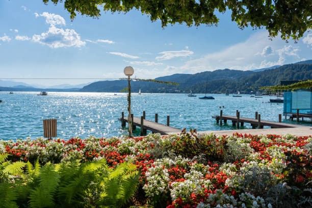 istock Dock at the Woerthersee in Carinthia, Austria 1411418929