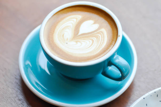istock hot cofffee, cappuccino coffee or latte coffee or flat white 1411420214