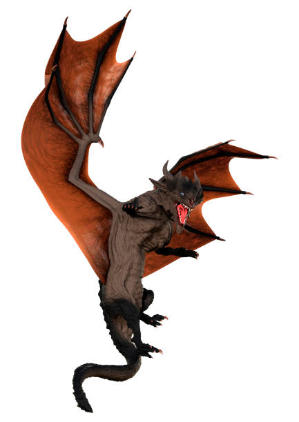 istock 3D Rendering Fairy Tale Dragon on White 1411420535