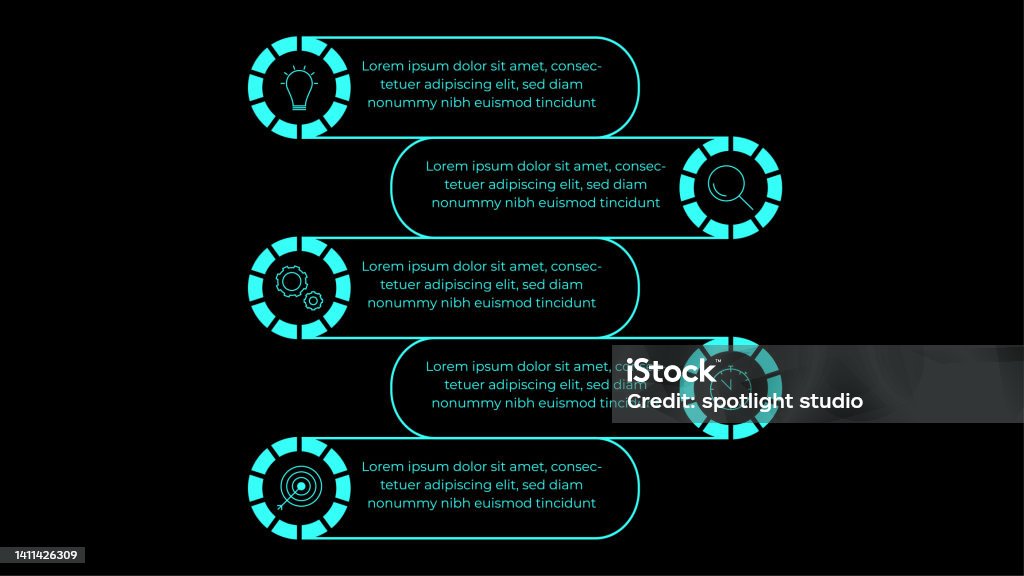 Step Infographics Vector Illustration Creative Infographics Object ...