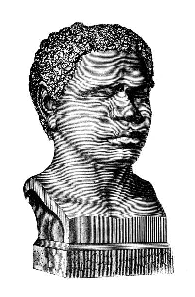 istock Antique illustration, ethnography and indigenous cultures: Tasmanian man 1411431016