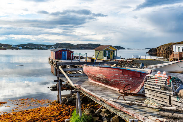 istock The pier view in the morning, Twillingate, Canada 1411431379